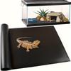 Mat for Reptile Terrariums, Suitable for Amphibians, Designed for Bearded Dragons, Leopard Geckos,Snakes,And Turtles.Cut To Size