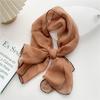 Solid Color Lace Neckerchief Long Scarfs Ribbon Wrist Basic Versatile Thin Head Scarf For Women Simple Headband Fashion Hairband
