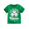 Kids Girls T-Shirts Irish Outfits Letter Clover Print Crew Neck Short Sleeve Shirts Summer Casual Fashion Toddler Tops
