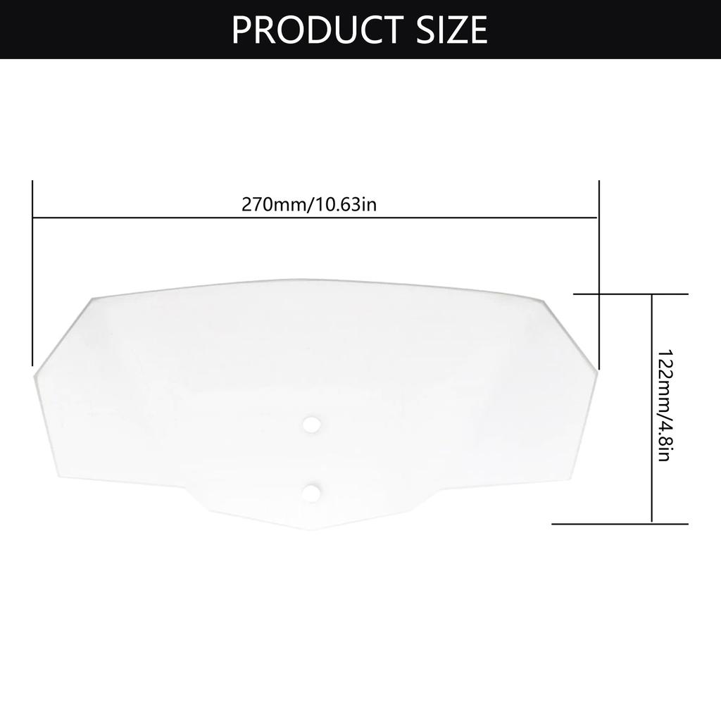 Motorbike Modification Accessories Windshield Clip On Windscreen Extension Wind Deflector Windshield Extension