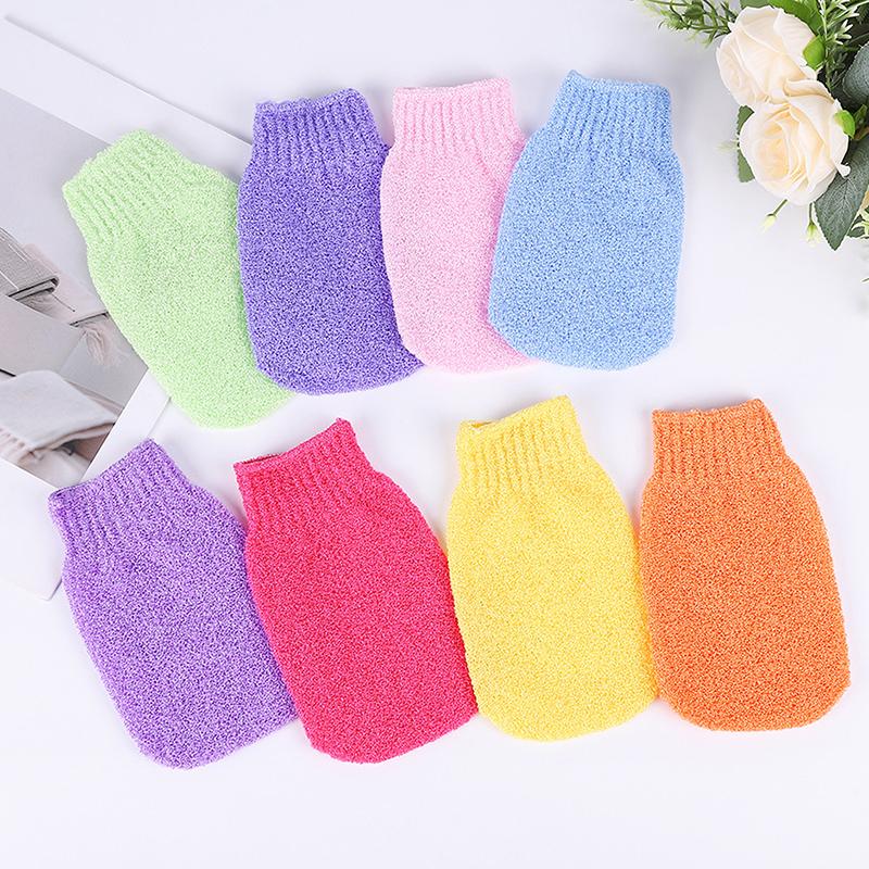 Exfoliating Body Massage Sponge Bath Gloves Skin Bath Shower Wash Cloth Shower Scrubber Back Scrub Moisturizing Spa Skin Gloves