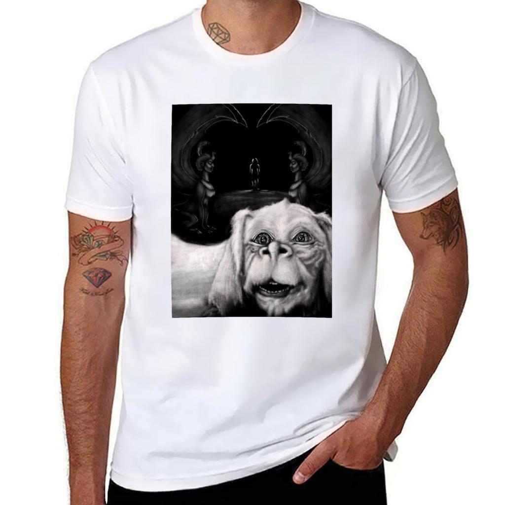 Falcor T-Shirt funny t shirts dark humor funny t shirts cotton t shirt man casual T-Shirt