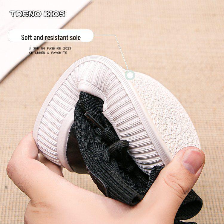 Top-Empfehlung: Mädchen Strick-Sockenstiefel - Stilvolle Mode-Sneaker mit weicher Sohle für Frühling & Herbst