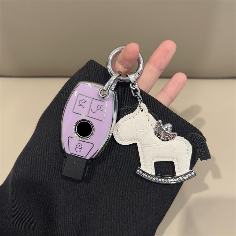 TPU Car Key Case Cover Shell Fob For Mercedes Benz A C E S G Class GLC CLE GL CLA GLB GLS W177 W205 W212 W213 W463 W222 X167 AMG