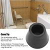 19mm Walking Cane Tip Prevent Slip Wearable Low Noise Round Rubber Crutch Tips for Bath Chair Foot 10pcs