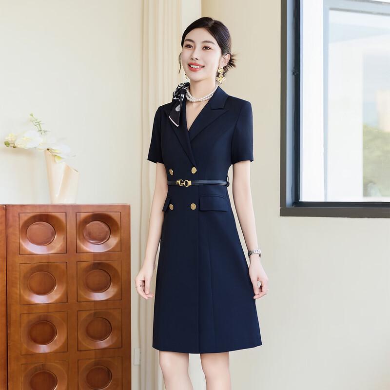 Women's Double-Breasted Blazer Dress