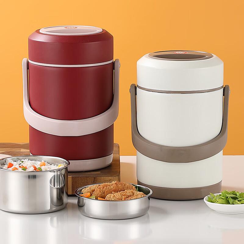 304 Edelstahl Doppelschichtige Isolierte Lunchbox
