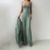 2025 Spring Europe, America, Amazon Cross-border Women's Clothing Commuting Versatile Temperament Skinny Solid Color Suit Three-piece Set