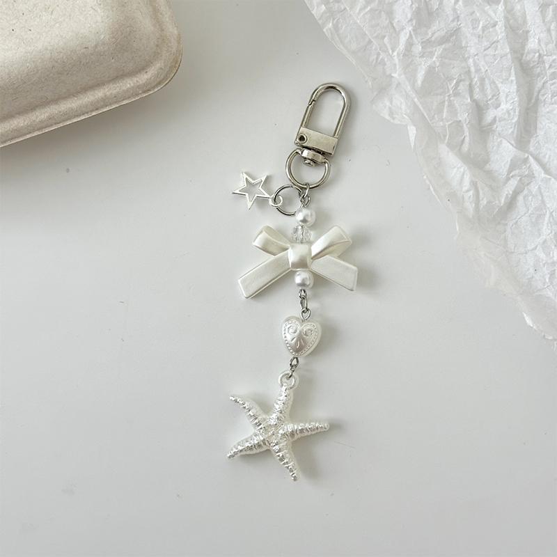 

Инс Барочный Бант Морская Звезда Брелок Шнурок Y2K Сладкая Бисероплетение Цепочка для Мобильного Телефона Девичий Подвеска для Сумки Подвесное Украшение