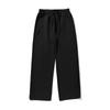 Men's Summer Cool Feeling Ice Silk Trousers Loose Casual Lightweight Breathable Air Conditioning Pants Draped Drawstring Long Pants
