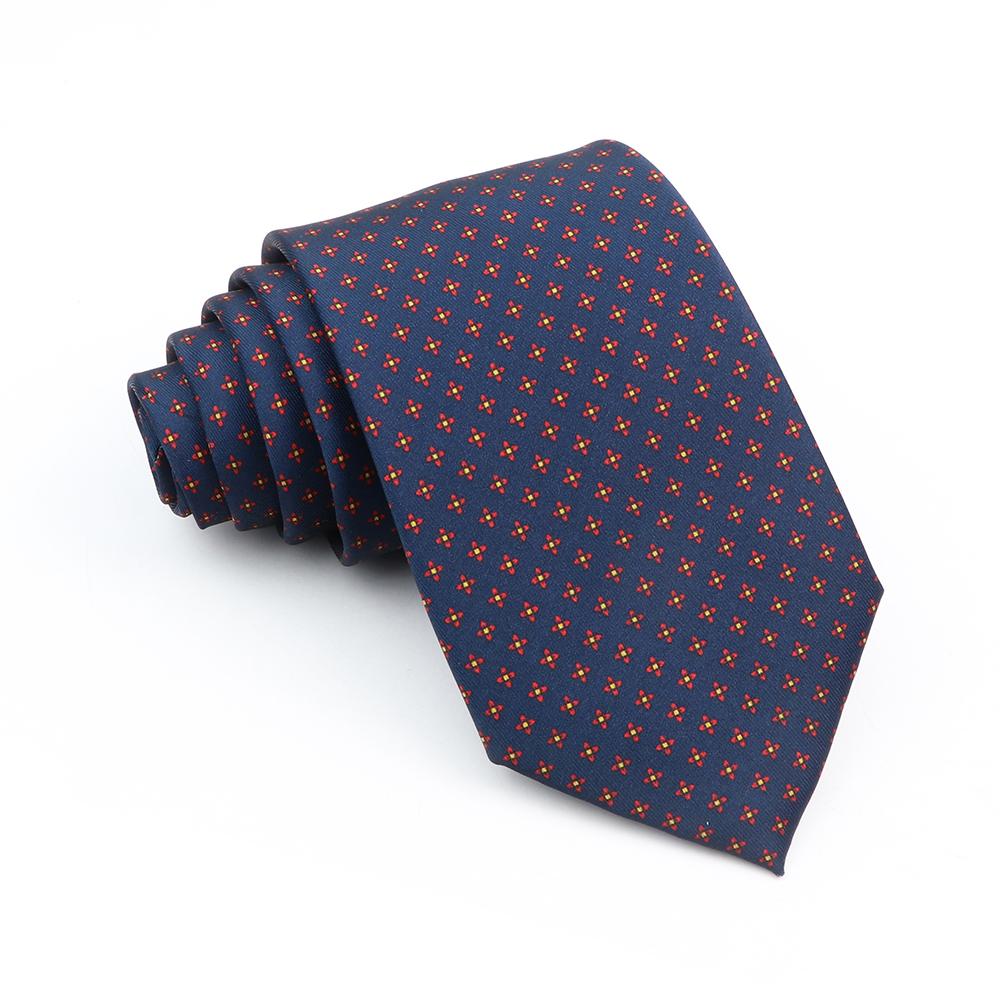 Supermjuka bohemiska sidenpolyesterslipsar för män Nyhet Design Bröllopskontor Företag Gravata tryckt slipspresent