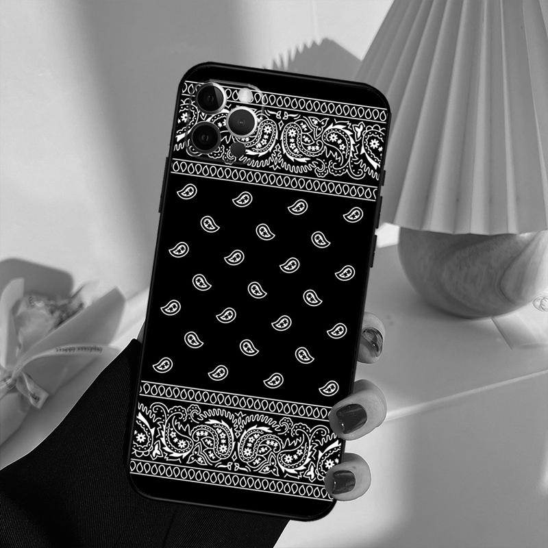 Royal Bandana Paisley Case For iPhone 11 12 13 14 15 16 Pro Max Cover For iPhone 13 12 Mini XR X XS Max Plus