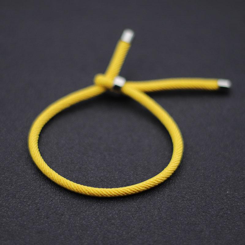 New Minimalist Rope Bracelet Men 100% Unfading Stainless Steel Braclet Adjustable Cord Chain Braslet Pulseira Homme Gift For Him