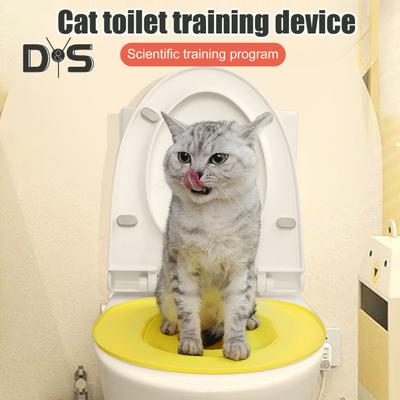 Kattentoilet Trainer Kit Universele Urinaal Zitting Potje Kattenzindelijkheidstraining Systeem Herbruikbare Kattentoilet Trainingszitting Tool voor Huisdierreiniging