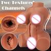 3D Realistic Sex Doll Men's Sex Toys Male Masturbators, Dual Channel Pussy Pussy Ass Masturbator Toys