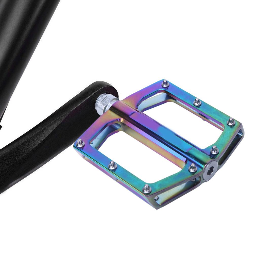 1 Paar Bunte Aluminiumlegierung MJ-058 Fahrradpedale Rennrad Mountainbike Breite Pedale
