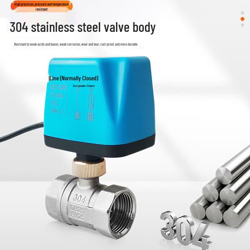 Mingceng Stainless Steel Normally Closed Electric Ball Valve