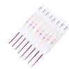 8PCS Aluminum Crochet Hook Set Knitting Needles With Soft Floral Print Plastic Handle (Large)