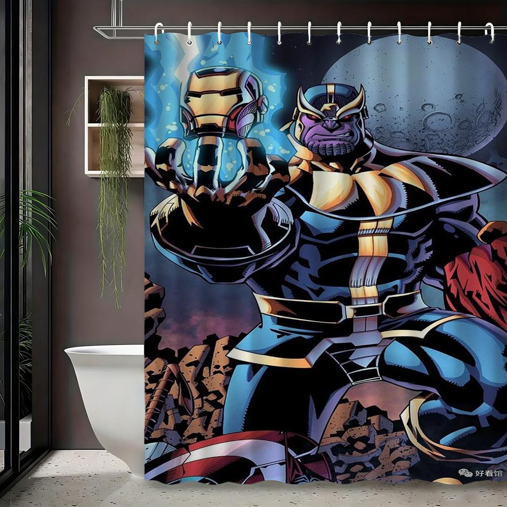 X-Men Xavier'S School Logo Waterproof Shower Curtain For Superhero Decor
