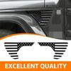 2Pcs Fender Sticker Accessories For Jeep Wrangler JL/JT Gladiator 2018To US