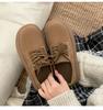 Fashion commuting retro heightening thick baseplate shoes women's 2025 new autumn and winter casual versatile round head bread shoes