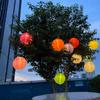 8Inch IP55 Waterproof LED Solar Lantern Lamp Hanging Light for Outdoor Yard Festival Celebration Party Garden Decoration Lamp