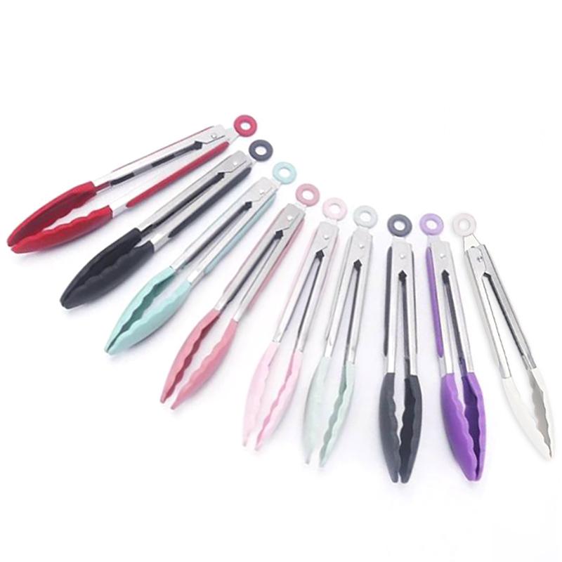 

1 шт. Щипцы для еды, нержавеющая сталь, противоскользящий зажим для выпечки, для приготовления салатов, гриля и жарки