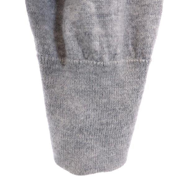 ACNE STUDIOS wool Long sleeve knit S Gray x Bordeaux sweater Women Used