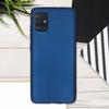 Case - Kwmobile - Samsung Galaxy A51 - Metallic Blue Silicone - Dirt Protection - Soft