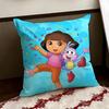 Anime cute DDora the EExplorer Cushion Cover Reversible Soft Durable Pillow Cover Home  Car MultiScene Use for Daily Comfort