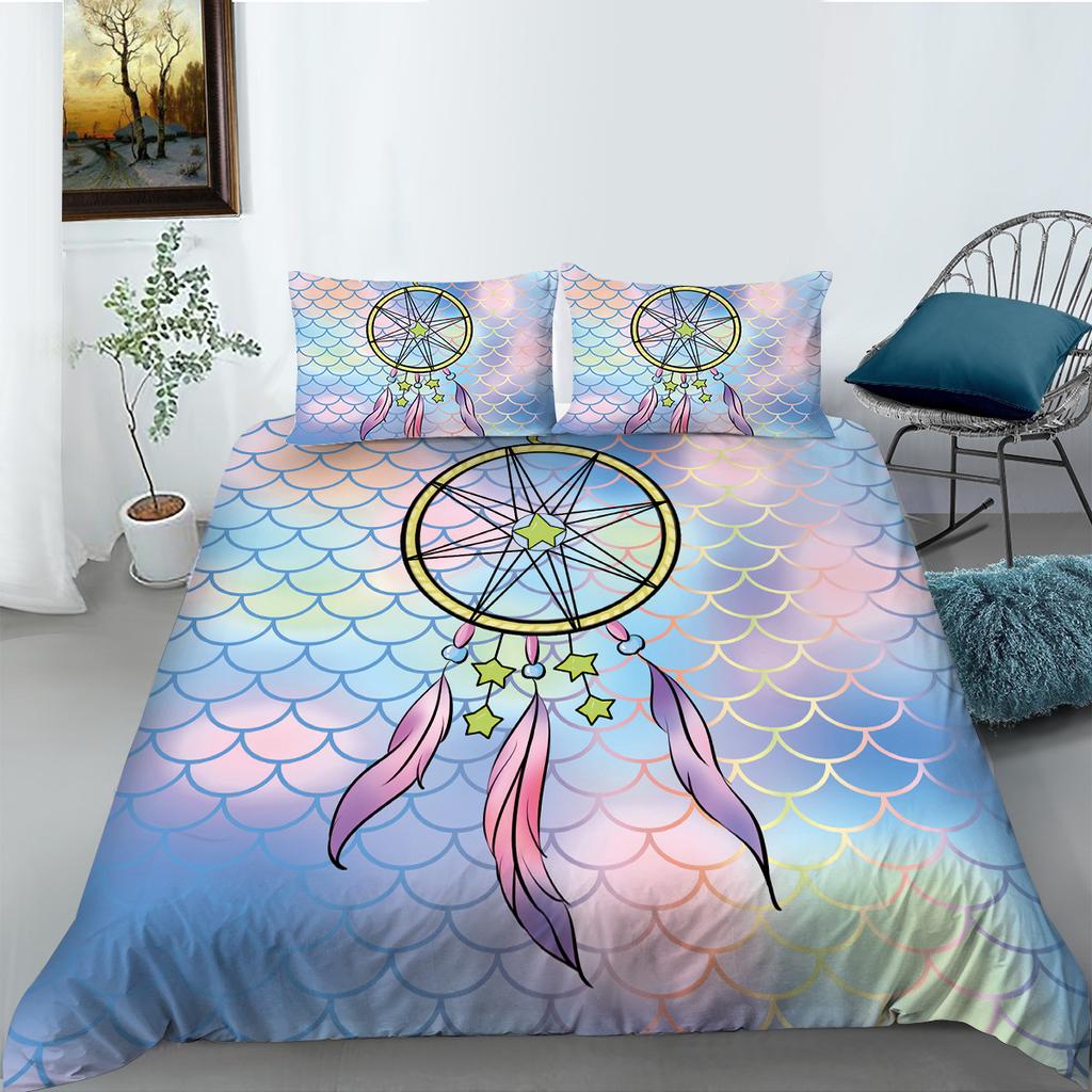 Wish A Bedding Two Or Three Piece Dream Catcher Series 3D Digital Printing Polyester