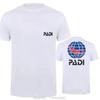 Scuba Driver Padi T-Shirt Men Casual Cotton Tshirt Hip Hop T Shirt Short Sleeve Tops Tees Men's Clothing Fashion Streetwear