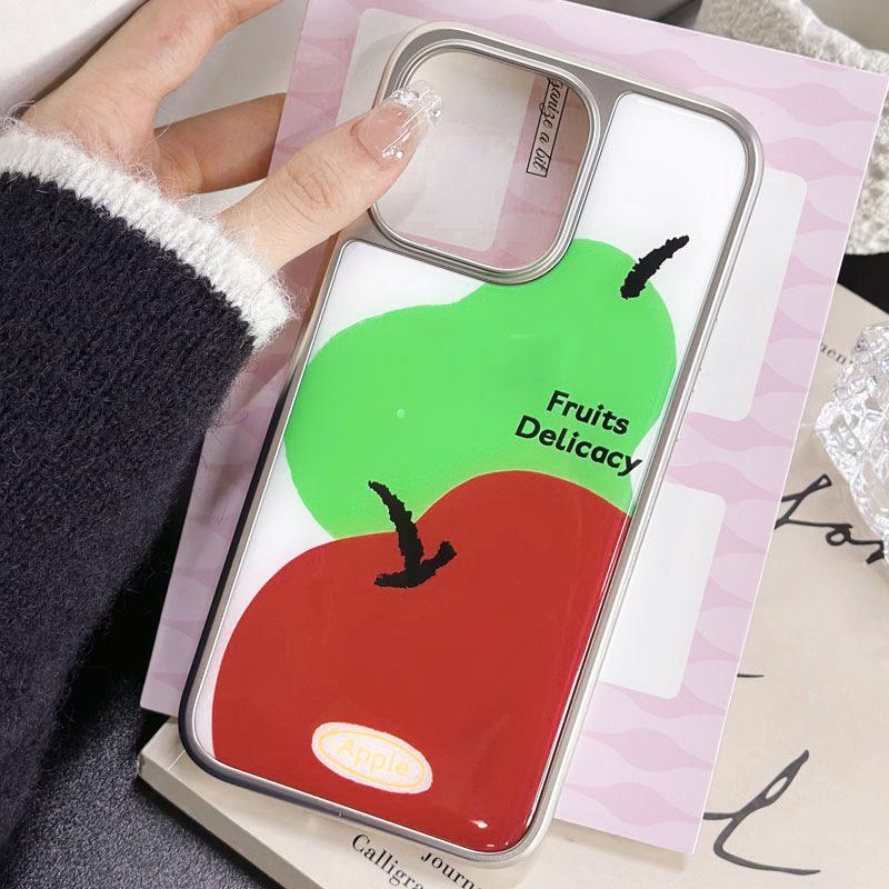 Electroplated Silver Edge Drip Glue Case for iPhone 16, iPhone 15, iPhone 14 Pro Max, and Huawei P70 Pro