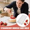 Silikon-Kuchenformen 15-Kammer Erdbeerform Mousse-Kuchen Backform Wiederverwendbar Antihaft-Backgeschirr Lebensmittelherstellung Kochwerkzeug Für