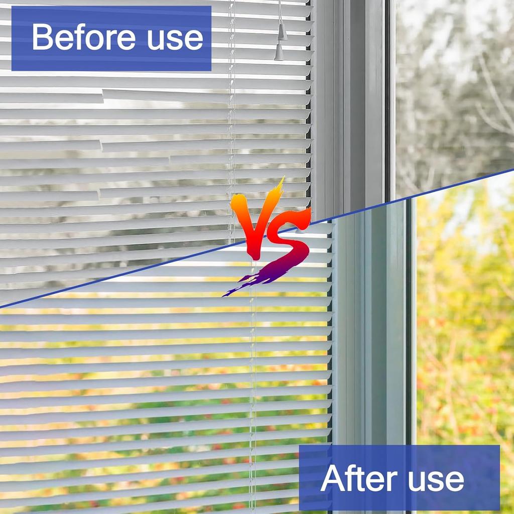 8 Pcs Horizontal Blind Repair Tabs Mini Blind Slat Repair Kit Horizontal Blinds Replacement Slats White Blind Fixers for Horizontal Blinds (1" W x 3"