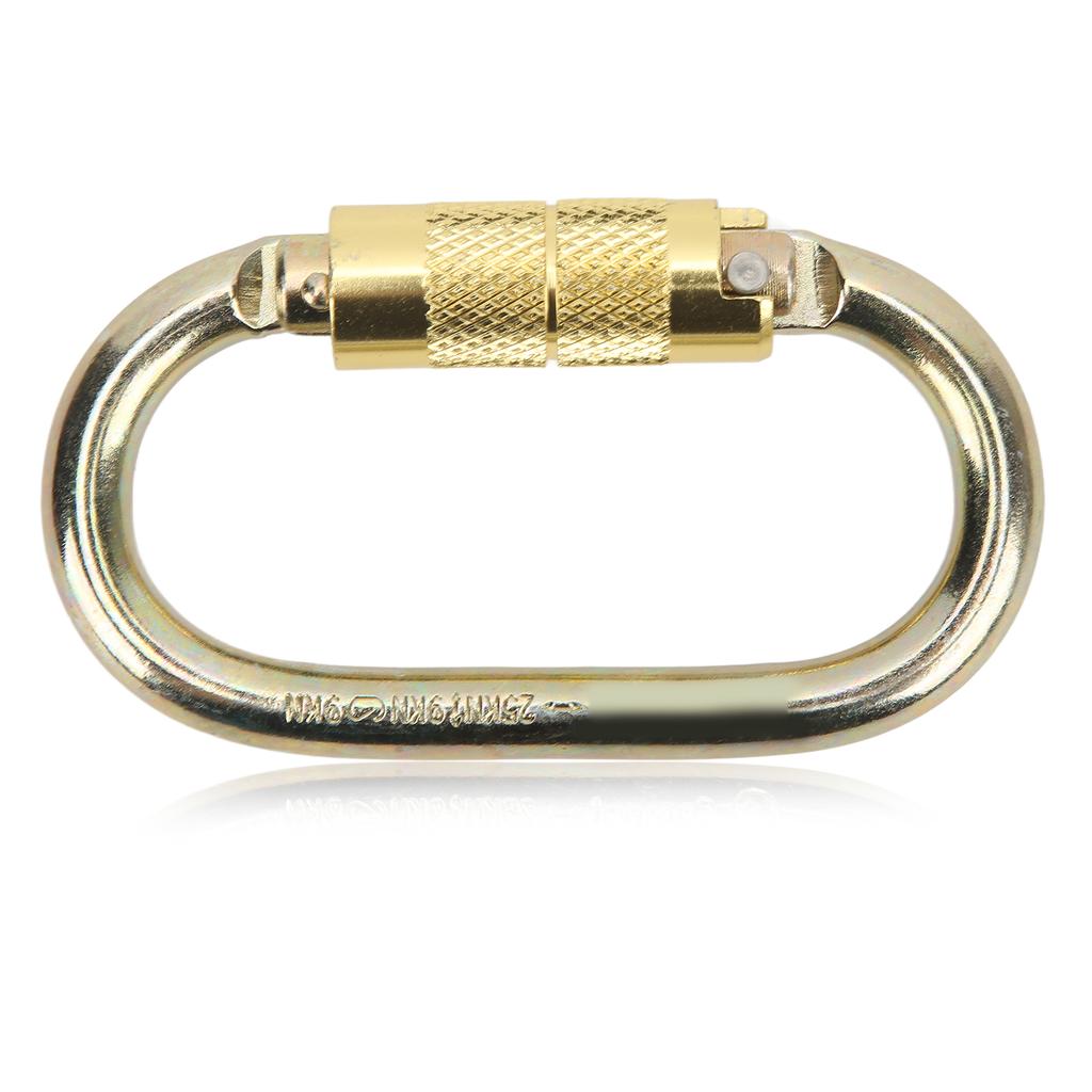 Outdoor Klettern Karabiner Bergsteigen Abstieg Sicherheit O-Typ Karabiner Clip für Rettung