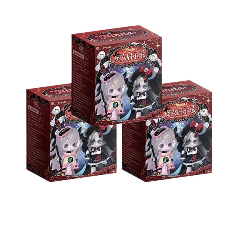 Genuine Witch Ninita Apocalypse Series Blind Box Figurine Cute Anime Collectible Doll Toy Decoration Gift for Girls Kids