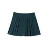 MEASPHERA Women Chain Pleats Skirt Dark Green