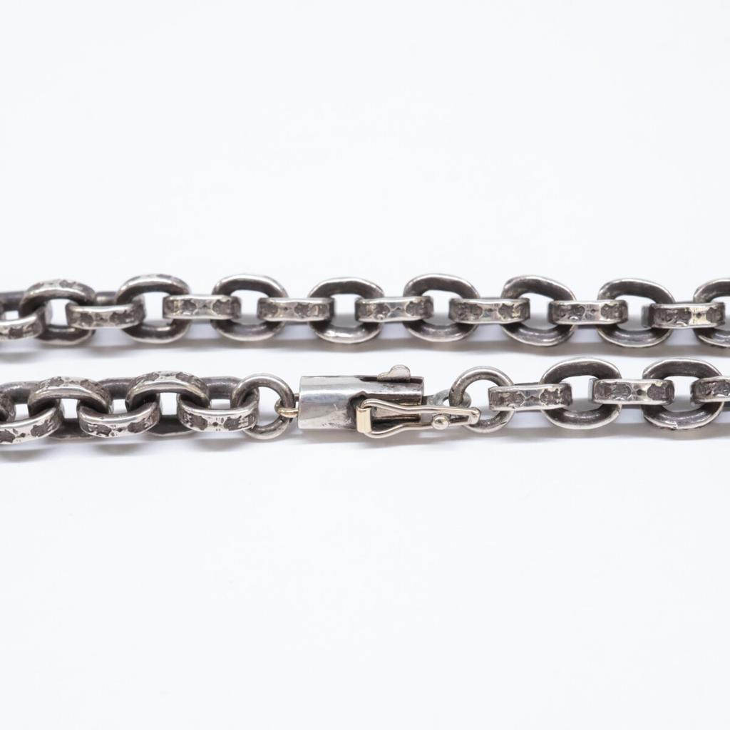 Chrome Hearts 925 18 inch Paper Chain Necklace SilverUsed
