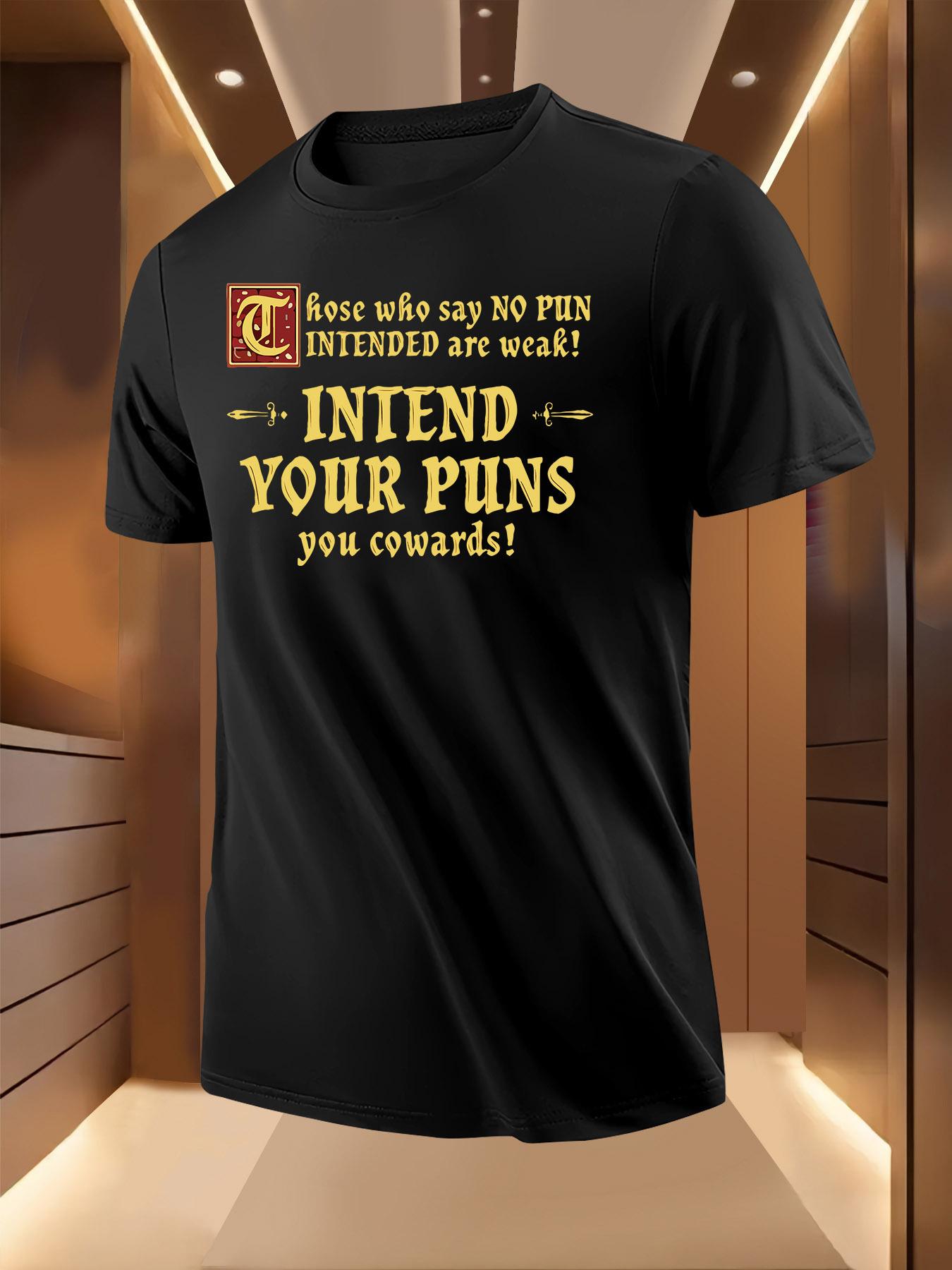 Bold Double Entendre Print Tshirt - Those Who Say No PIN... S