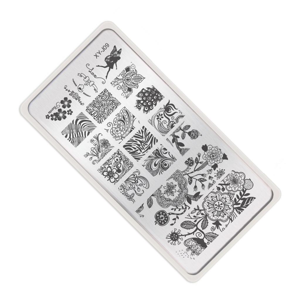 Nail Art Stamp Templates Plate Stencils Manicure Image Plate Gel Nail Polish DIY