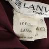 LANVIN 80s Made in Italy Vintage Wool coat 46 Brown Women Used
