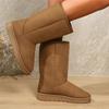 2025 Basic Snow Boots Women's 28 Cm High Winter Medium and Tall Thermal Thickened Bottom Velvet Cotton Boots 2025