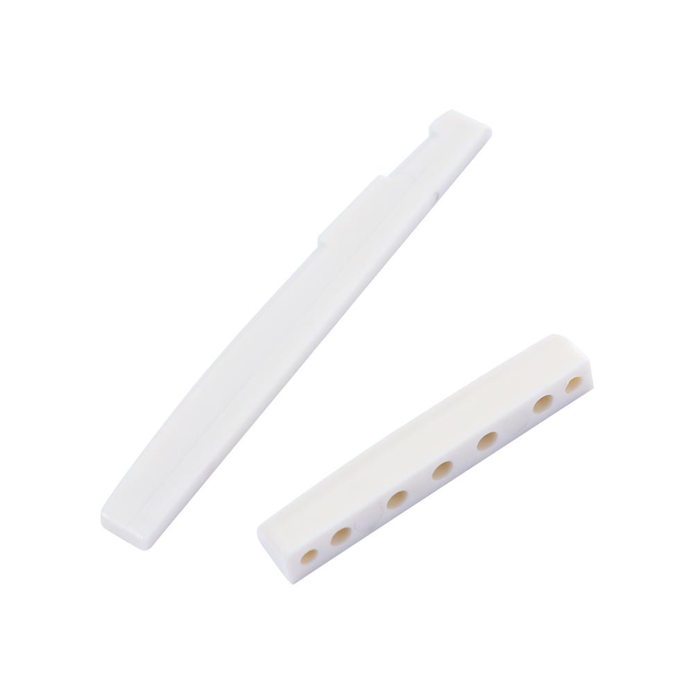 Portable Classica Guitar Accessories Plastic Saddle Bridge Pins Guitar Nut