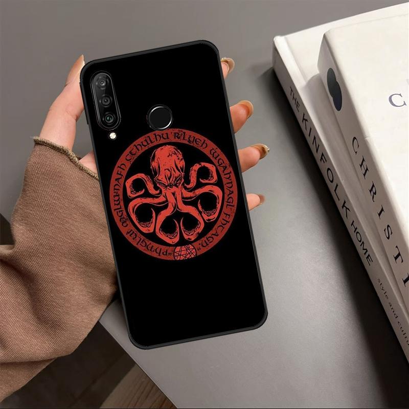 

Cthulhu Fhtagn Gothic For Huawei Nova 12s 12i 11i 8i 7i 9 10 SE Y90 Y60 Y70 Y72 Y61 Y91 P30 P40 Lite P60 Pro Case For Huawei Nova Y91