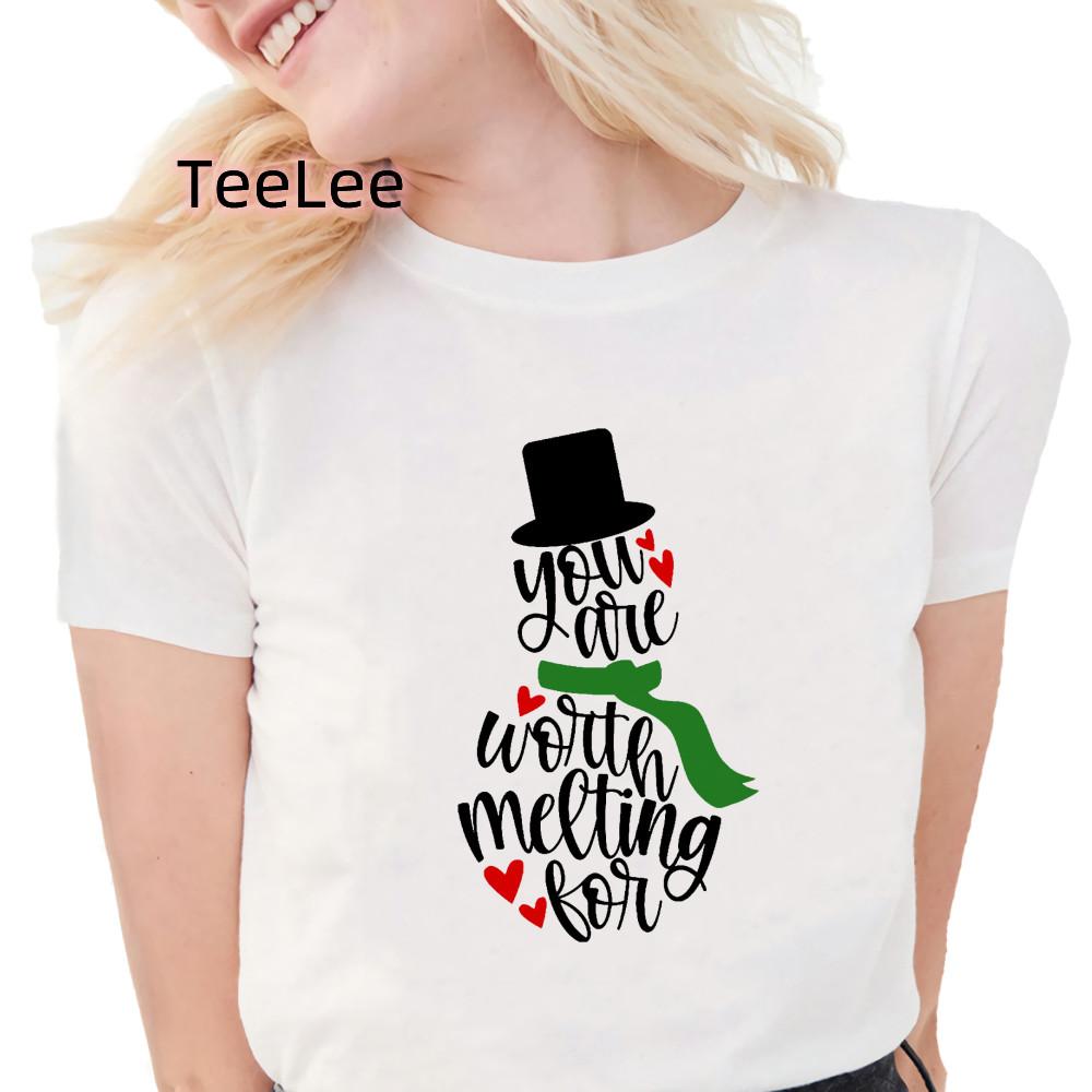 Cute Pigs Tshirt Unisex Clothing Printed New Merry Christmas Tshirt Funny Santa Casual Tops Fashion Graphic Tshirt Clothes