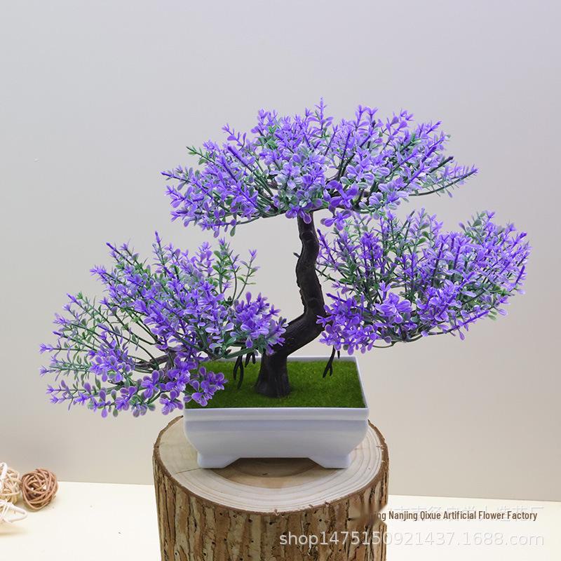 Small Artificial Potted Plant - Desktop Decoration Bonsai