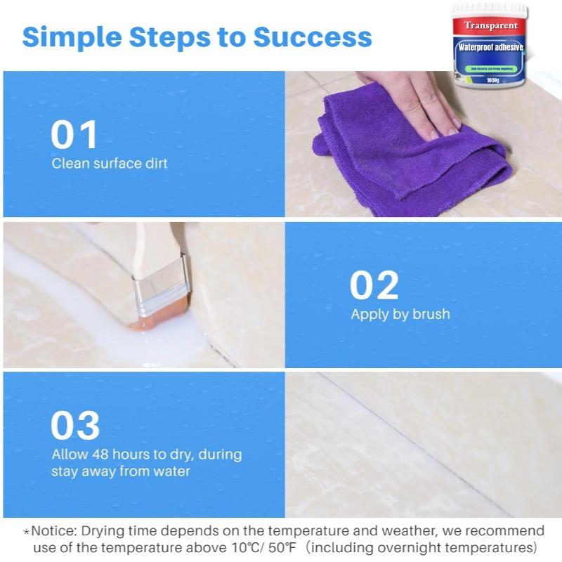 Super Strong Invisible Waterproof Agent, Waterproof Insulating Sealant, Transparent Repairing Leak Waterproof Adhesive Sealant