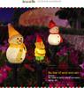 Christmas Snowman Solar Ground Lights for Outdoor Garden and Lawn Decoration