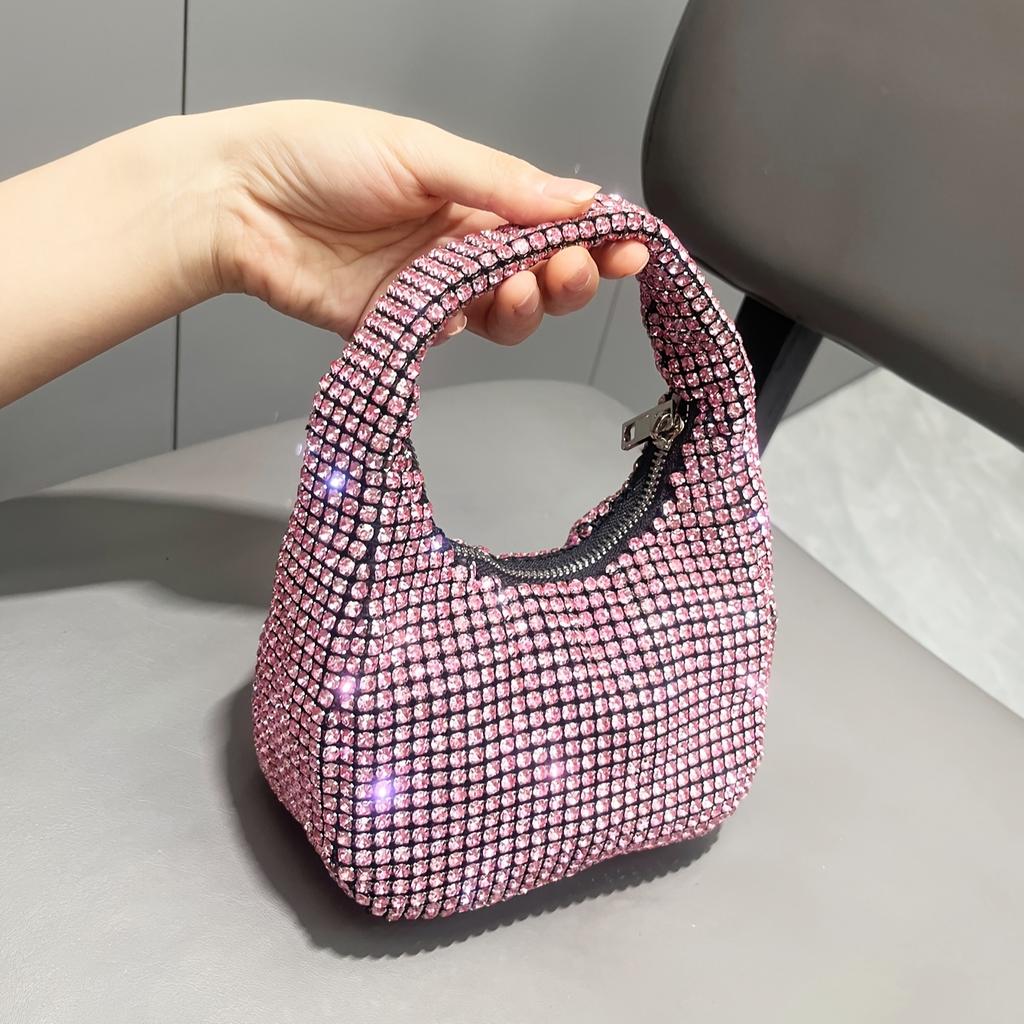 Shiny Crystal Clutch Purse Rhinestone Handmade Purses and Handbags Luxury Designer Evening Clutch Bag Purse Weding Party Bags